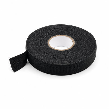Cinta adhesiva textil para cableado automotriz 19 mm × 25 m — imagen 1