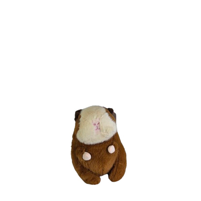 Jucărie Hamster din Pluș Duoguo, Plus Gri și Alb, Design Rotund Compact, Textură Moale, Jucărie pent