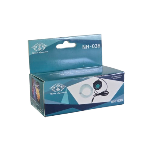 Bomba de aire USB NH-038 con LED y manguera — imagen 1