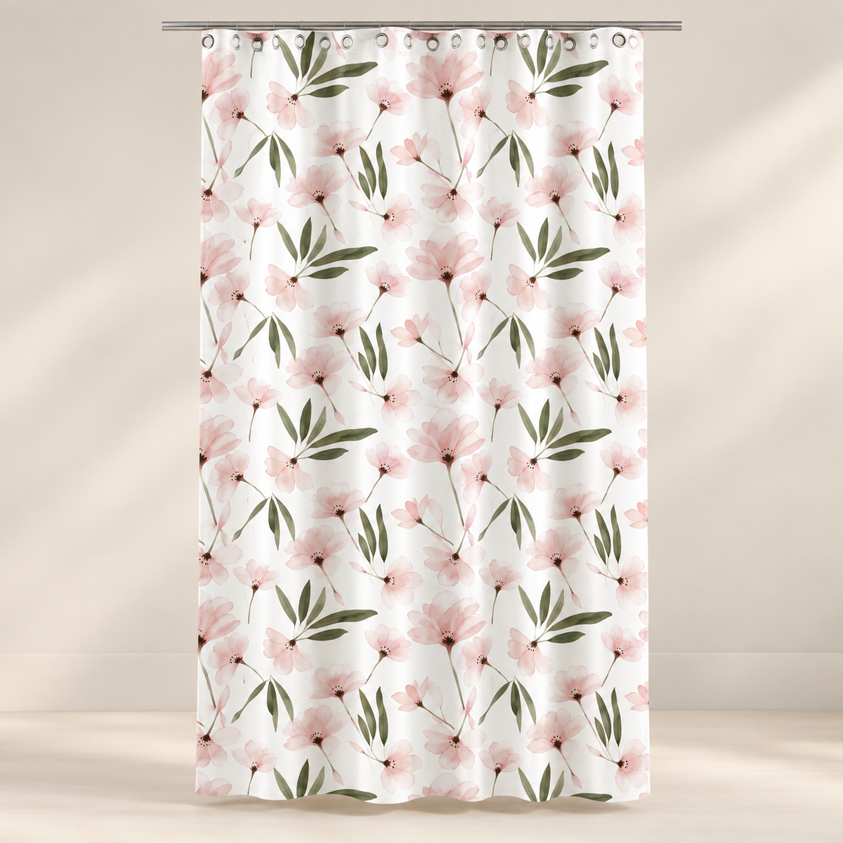 Cortina de baño estampada, diseño surtido 44776-64 — vista principal