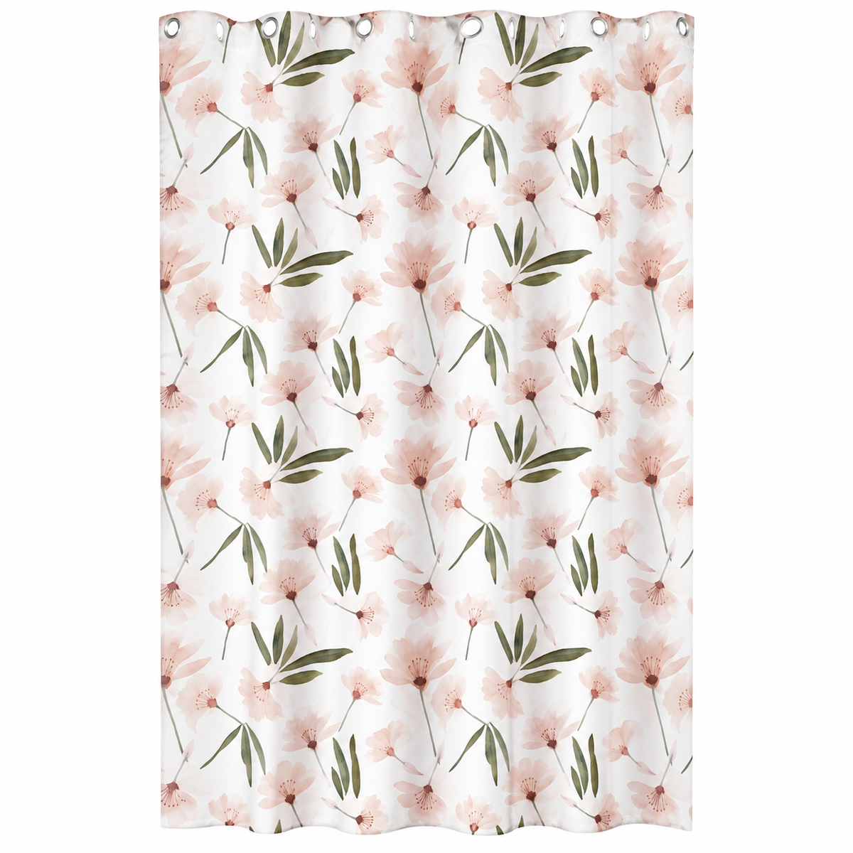 Cortina de baño estampada, diseño surtido 44776-64 — vista sobre fondo blanco
