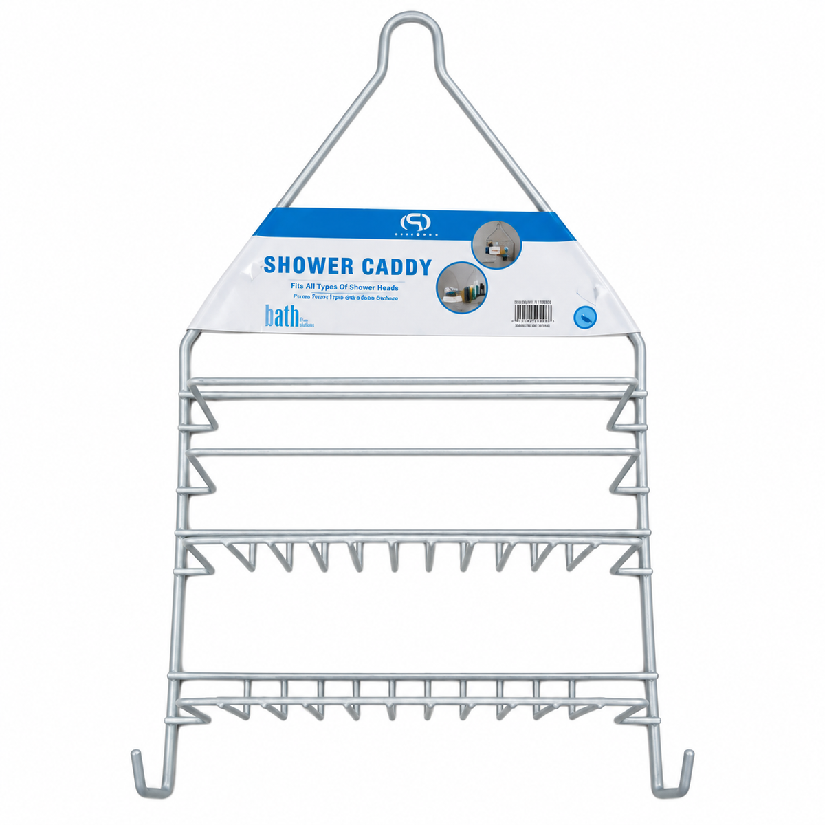 Estante colgante de dos niveles con barra inferior 46801-12 — detalle del producto