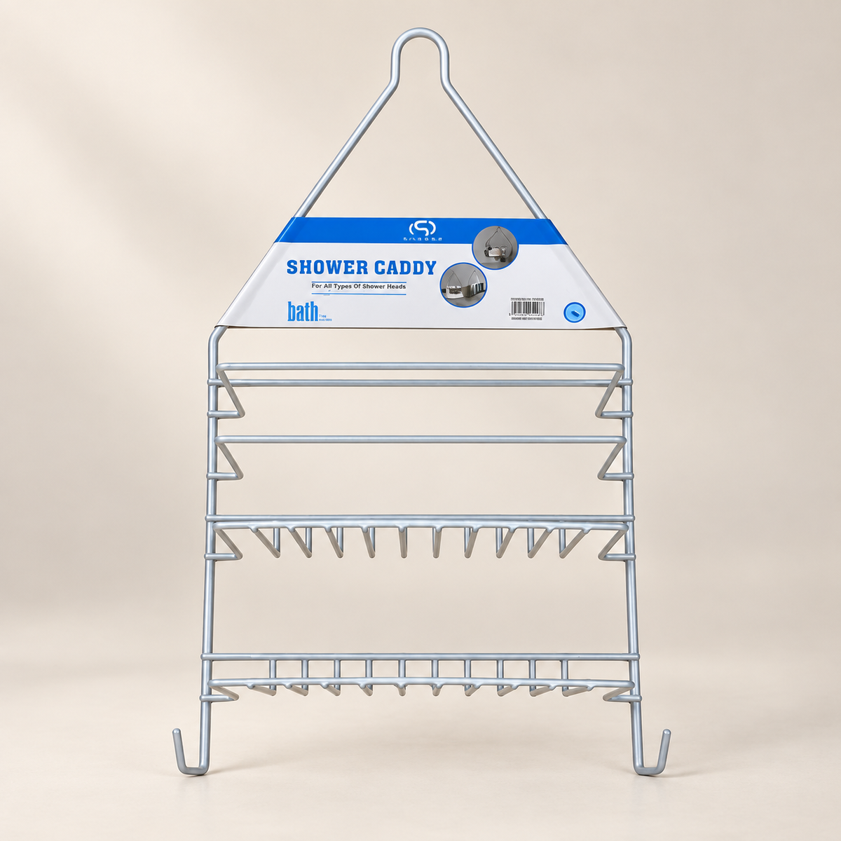 Estante colgante de dos niveles con barra inferior 46801-12 — vista principal