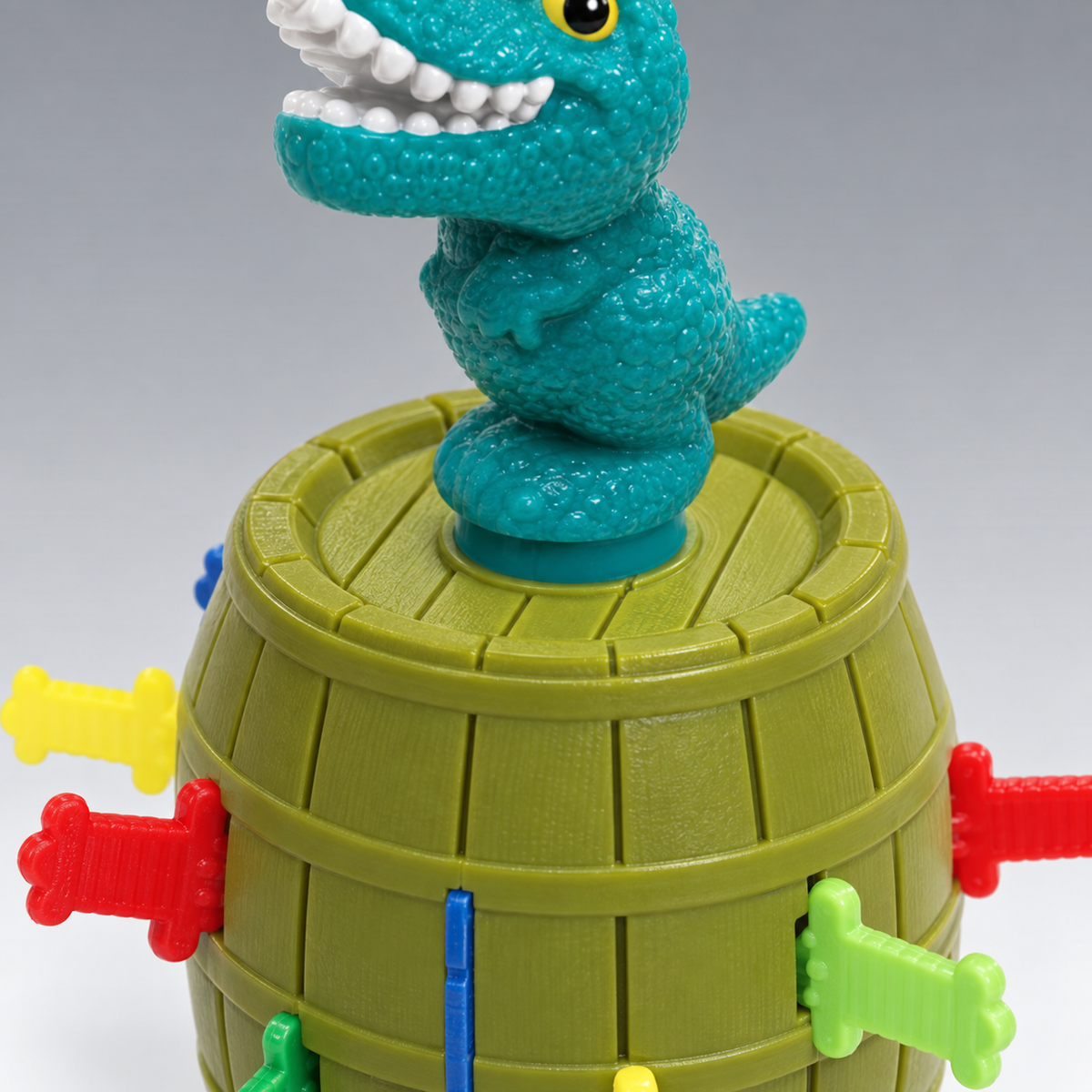 Juego de dinosaurio en barril 5690A — detalle del producto
