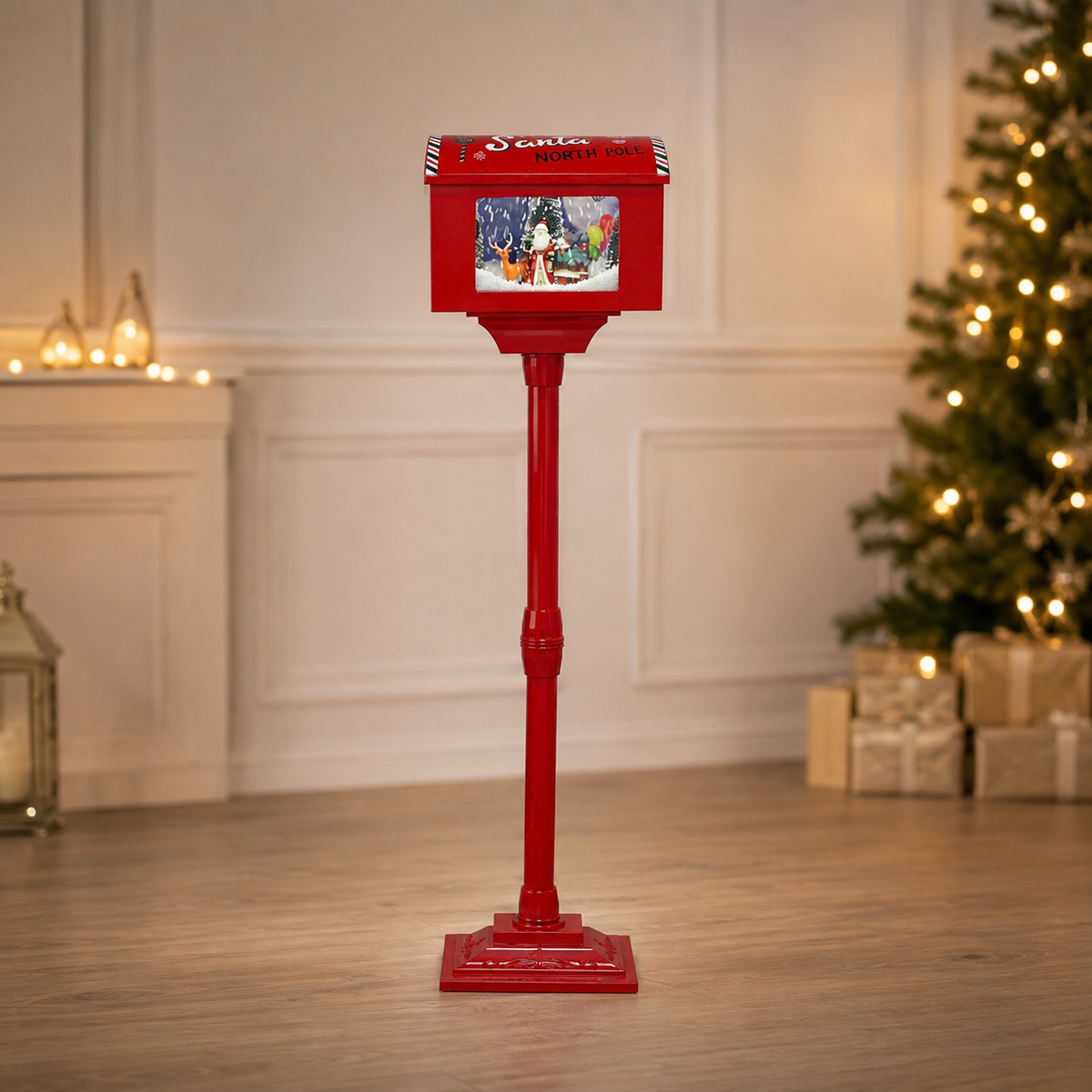 Buzón navideño luminoso con efecto nieve — 8808-5 — vista 1