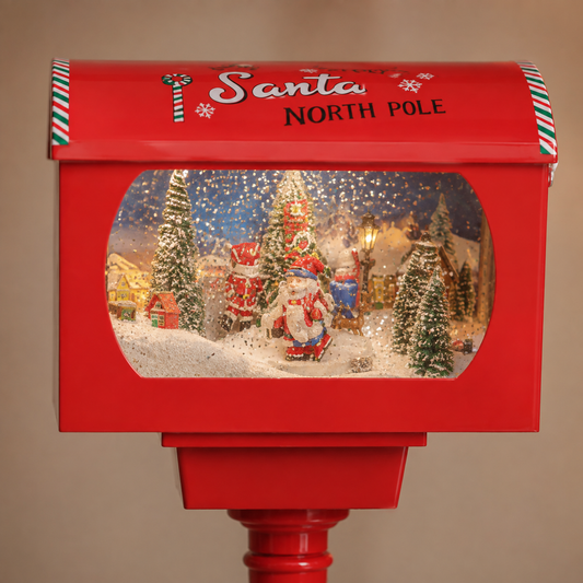 Detalle de Buzón navideño luminoso con efecto nieve — 8808-6
