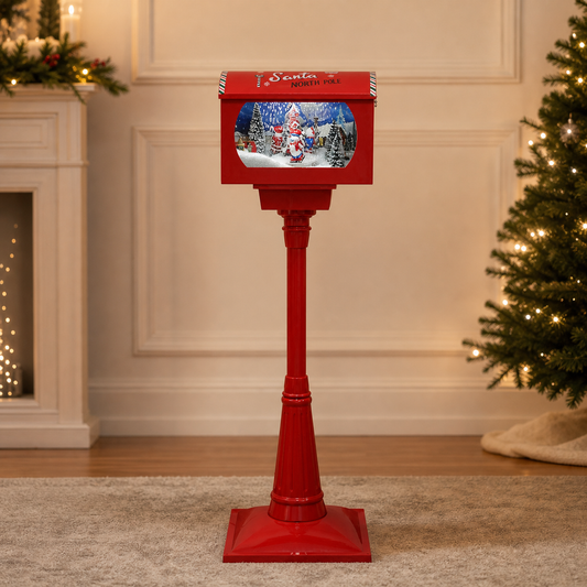 Buzón navideño luminoso con efecto nieve — 8808-6 — vista 1
