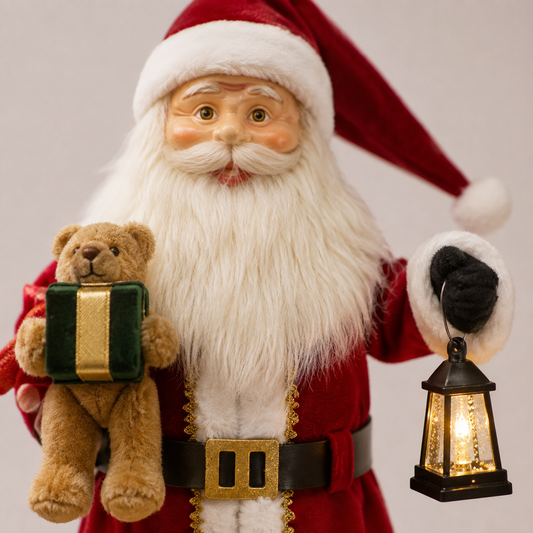 Detalle de Figura decorativa de Papá Noel de 150 cm — 8820-4