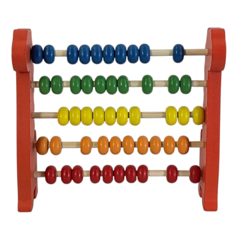 Ábaco infantil de madera con diseño de jirafa — imagen 1