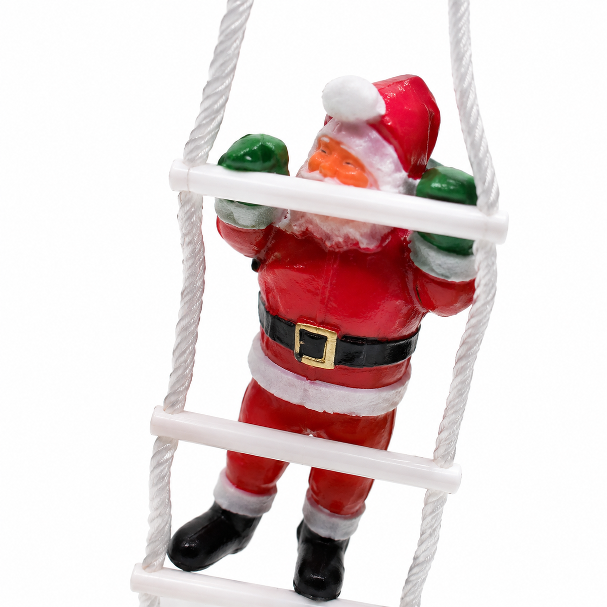 Detalle de Papá Noel trepador en escalera — 9903-13