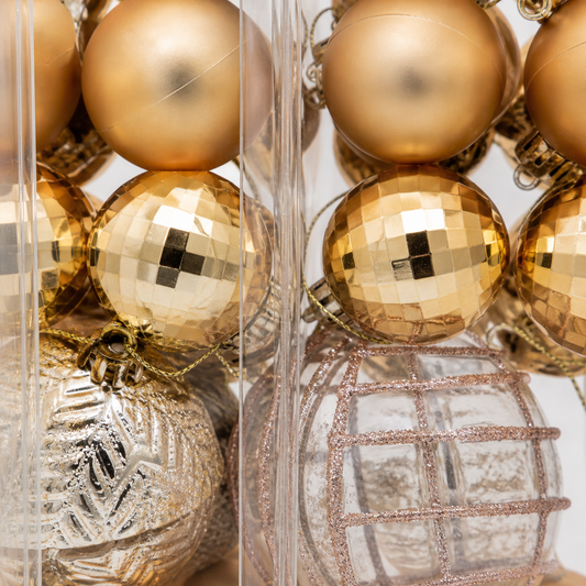 Detalle de Set de esferas navideñas decorativas — 9993-102