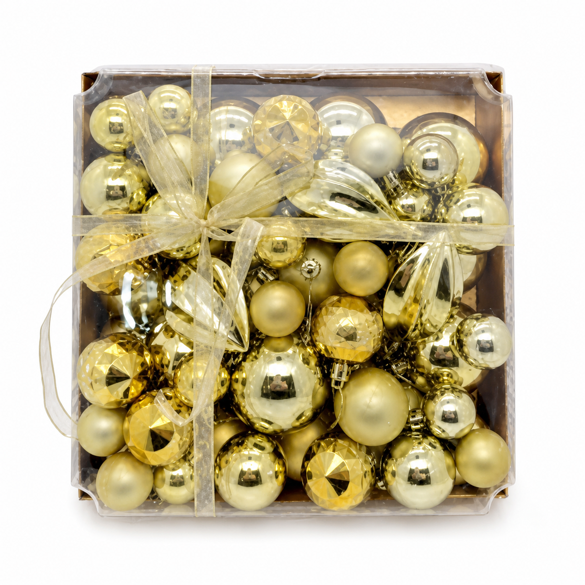 Set de esferas navideñas decorativas — 9993-24 sobre fondo blanco