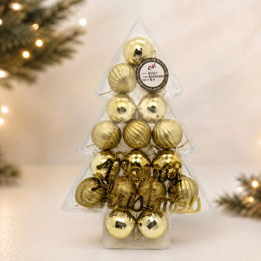 Set de esferas navideñas decorativas — 9993-63 — vista 1