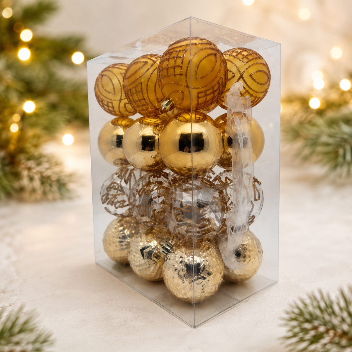 Set de esferas navideñas decorativas — 9993-67 — vista 1