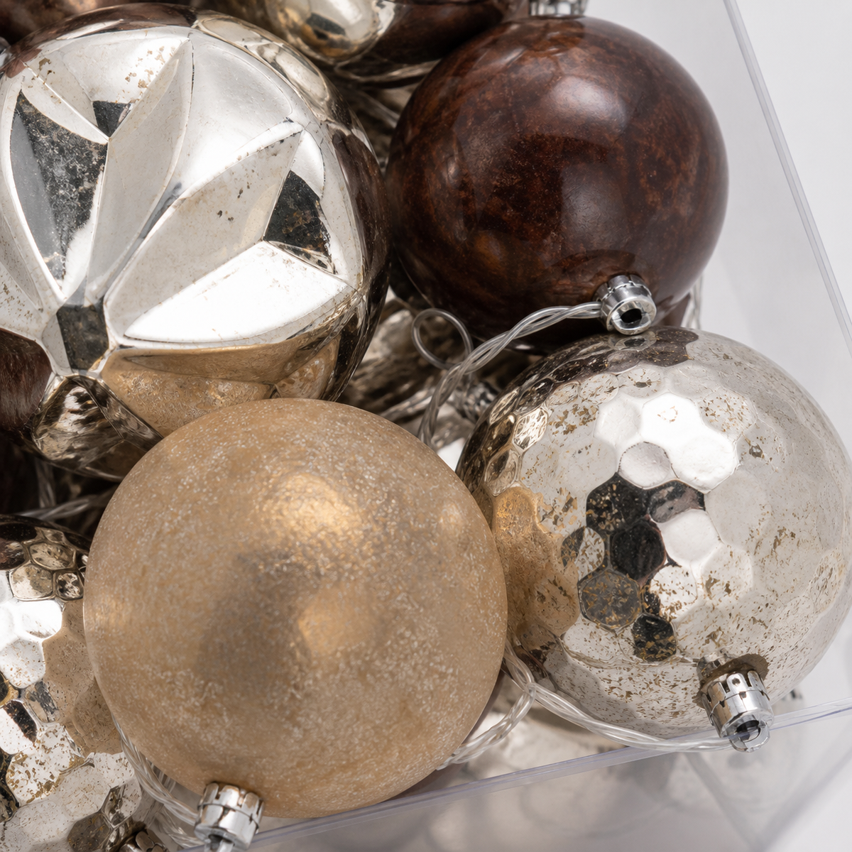 Detalle de Set de esferas navideñas decorativas — 9993-72