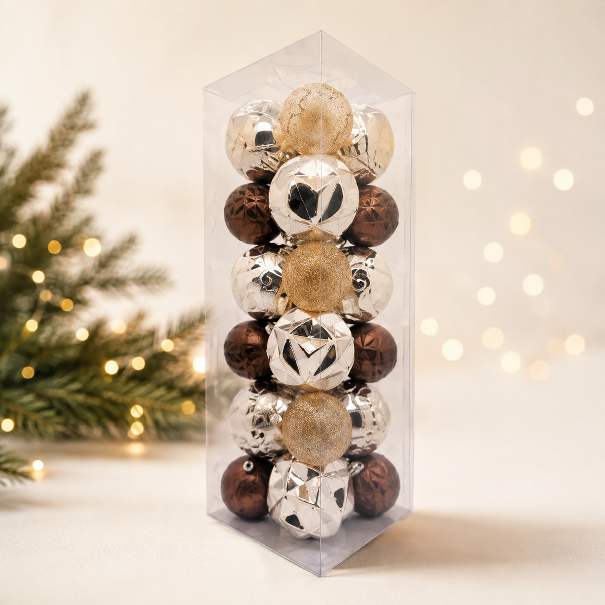 Set de esferas navideñas decorativas — 9993-72 — vista 1
