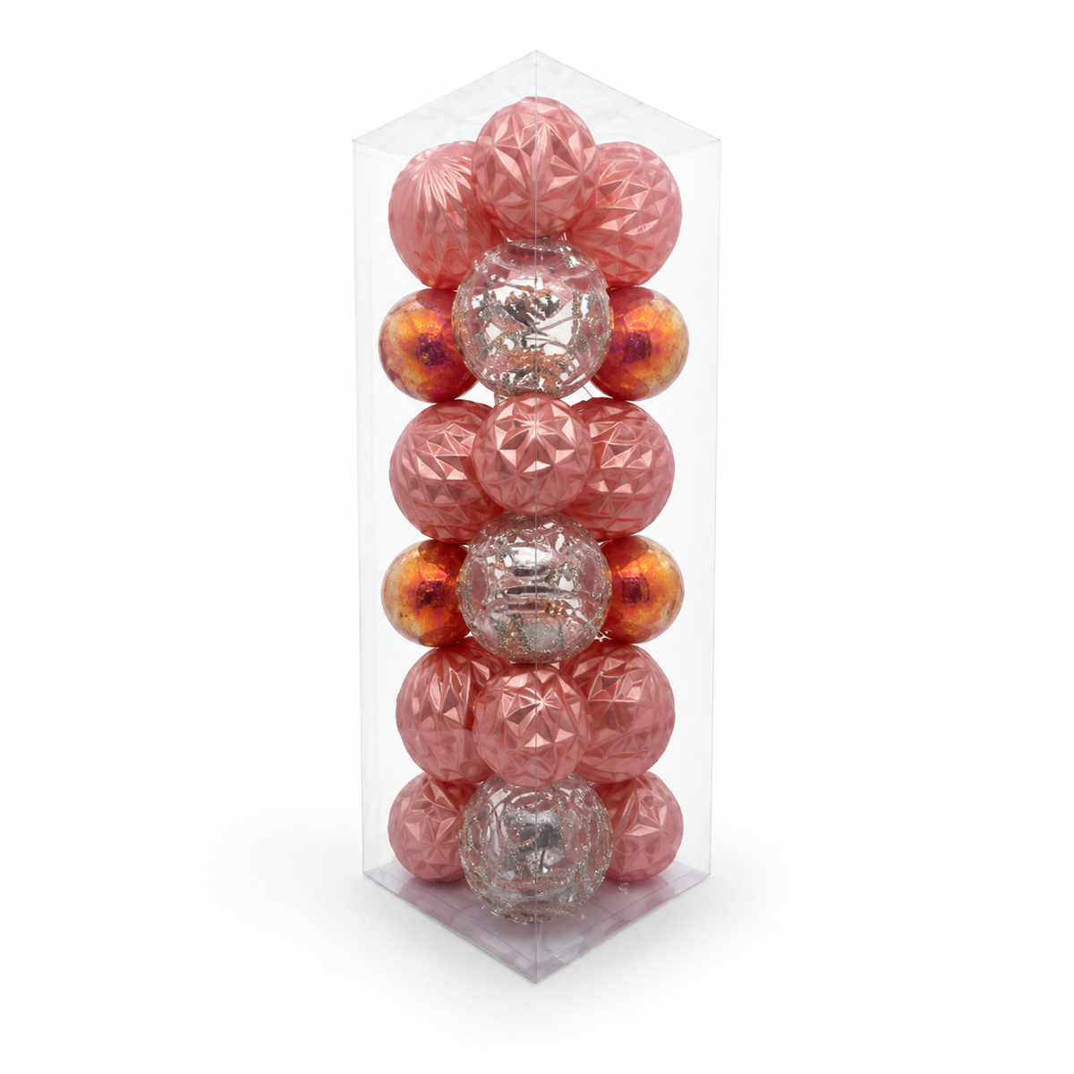 Set de esferas navideñas decorativas — 9993-73 sobre fondo blanco