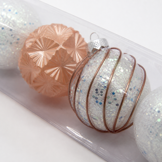 Detalle de Set de esferas navideñas decorativas — 9993-75
