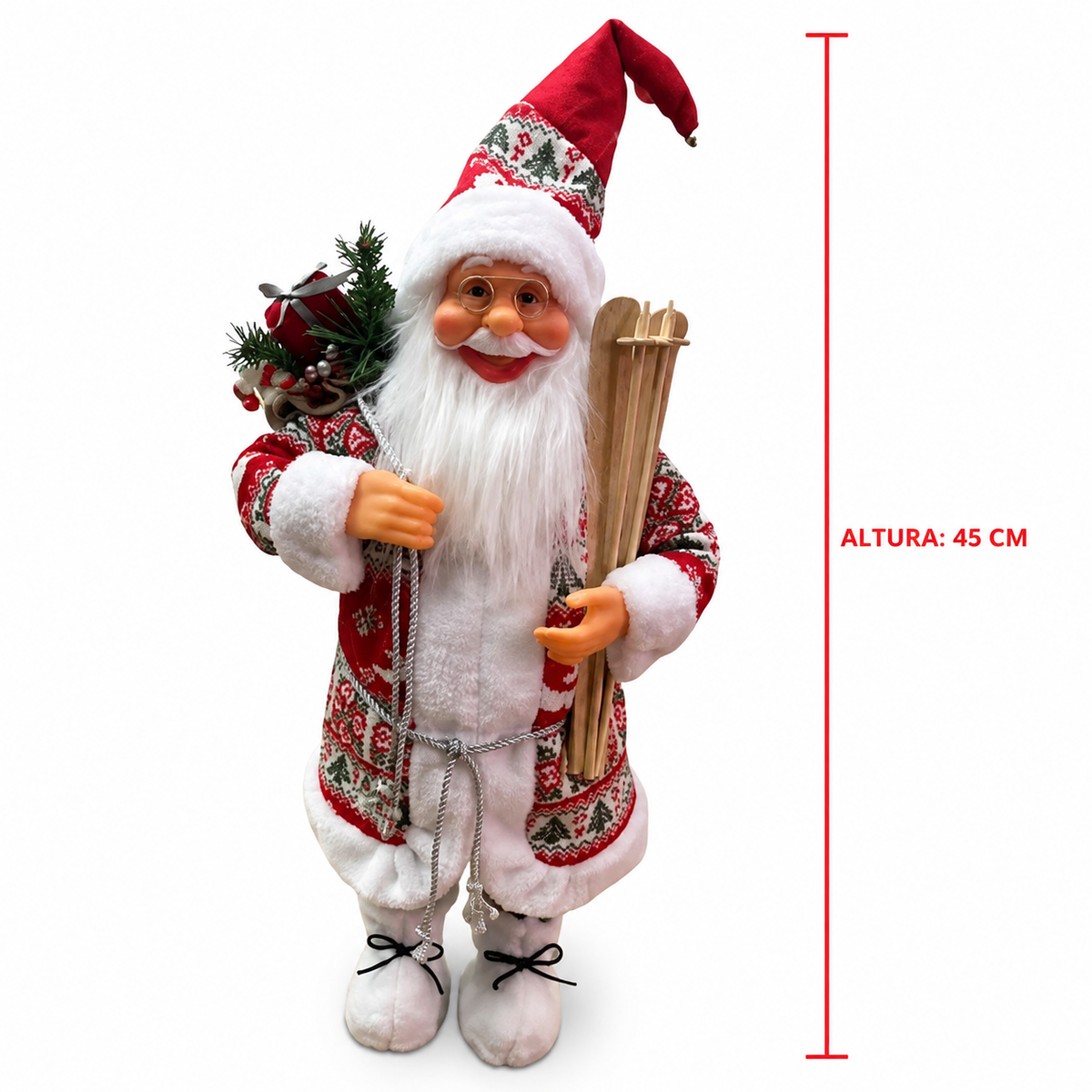Figura de Papá Noel de 45 cm — 9997-8 sobre fondo blanco