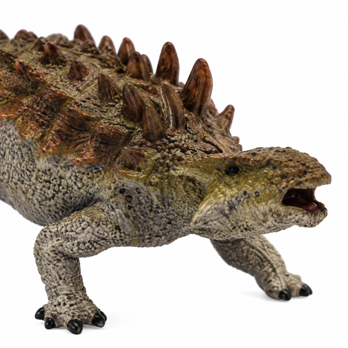 Figura de dinosaurio acorazado con cola de maza BG6004C-1 — detalle del producto