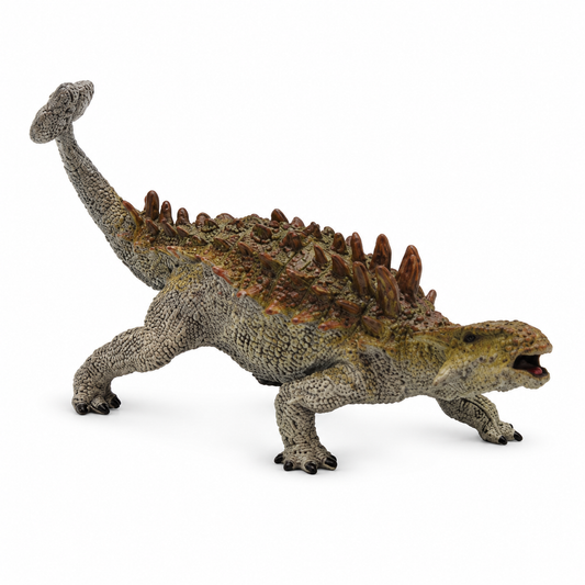Figura de dinosaurio acorazado con cola de maza BG6004C-1 — vista sobre fondo blanco