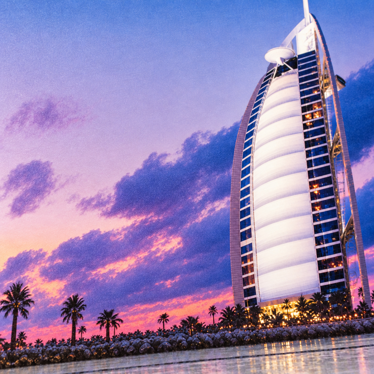 Rompecabezas Burj Al Arab, 1000 piezas GXF1000-19B — detalle del producto