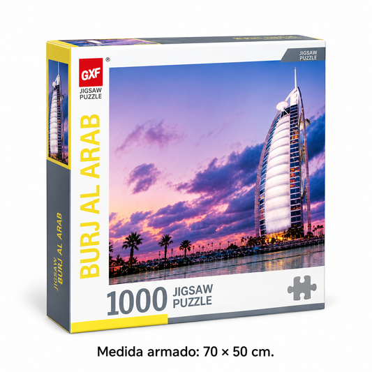 Rompecabezas Burj Al Arab, 1000 piezas GXF1000-19B — vista sobre fondo blanco