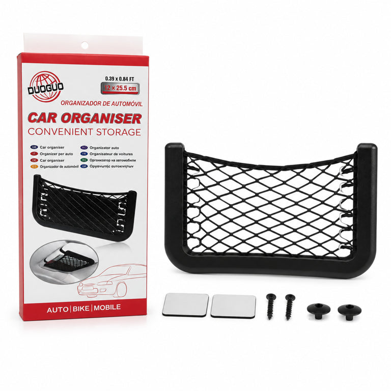 Organizador de malla para interior de auto 26 × 12 cm — imagen 1