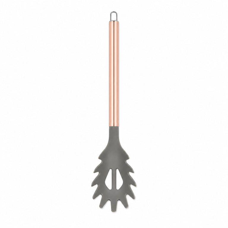 Utensilio de Cocina para Pasta de Silicona, Mango Ergonómico, Resistente a la Temperatura, Diseño Moderno Rose Gold