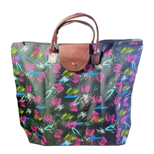 Bolsa de compras plegable con doble asa 43 × 35 × 12 cm — imagen 1