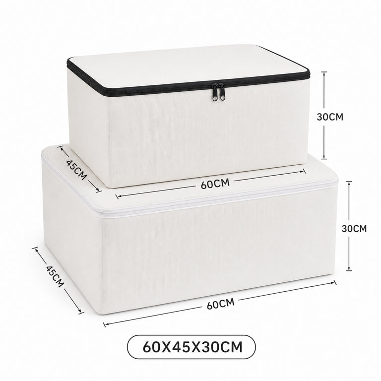 Caja textil para guardar ropa 60 × 45 × 30 cm — imagen 2