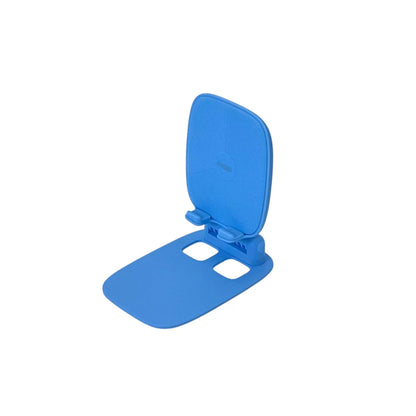 Soporte para Teléfono y Tablet Plegable – Ajustable en Ángulo, Diseño Compacto y Portátil, Plástico Resistente, Color Azul